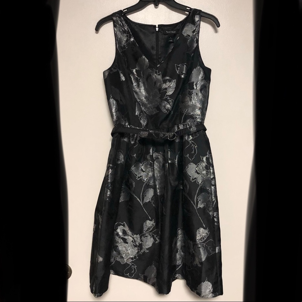 GORGEOUS black and silver dress